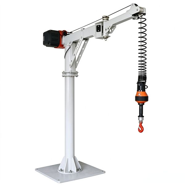 Articulated jib crane