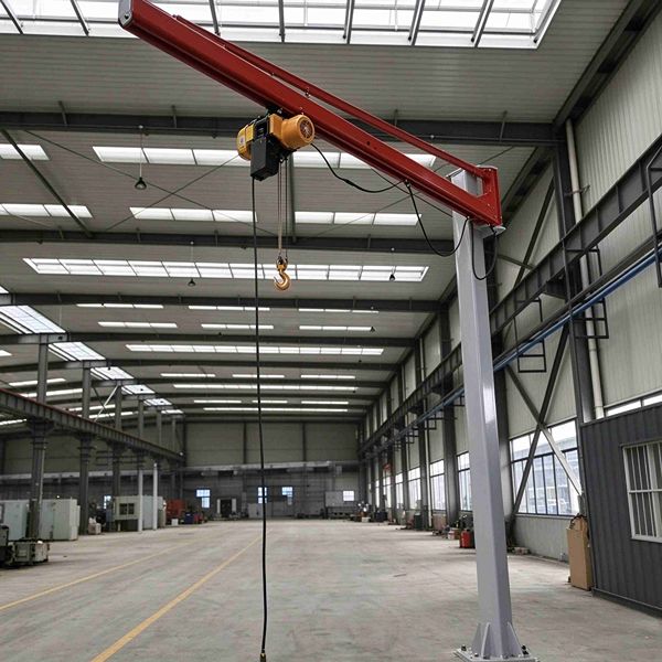 KBK jib crane with fixed pillar