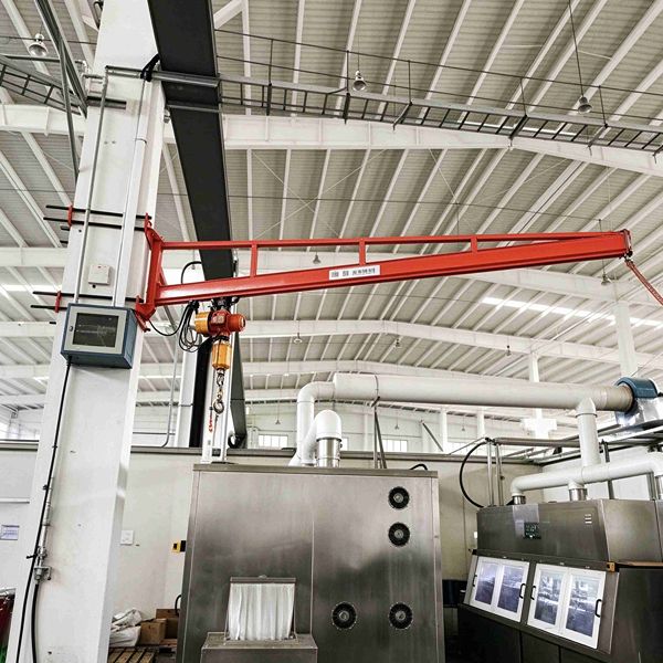 KBK jib crane with fixed pillar