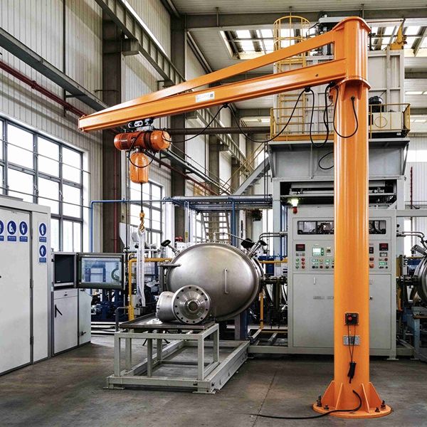 KBK jib crane with fixed pillar