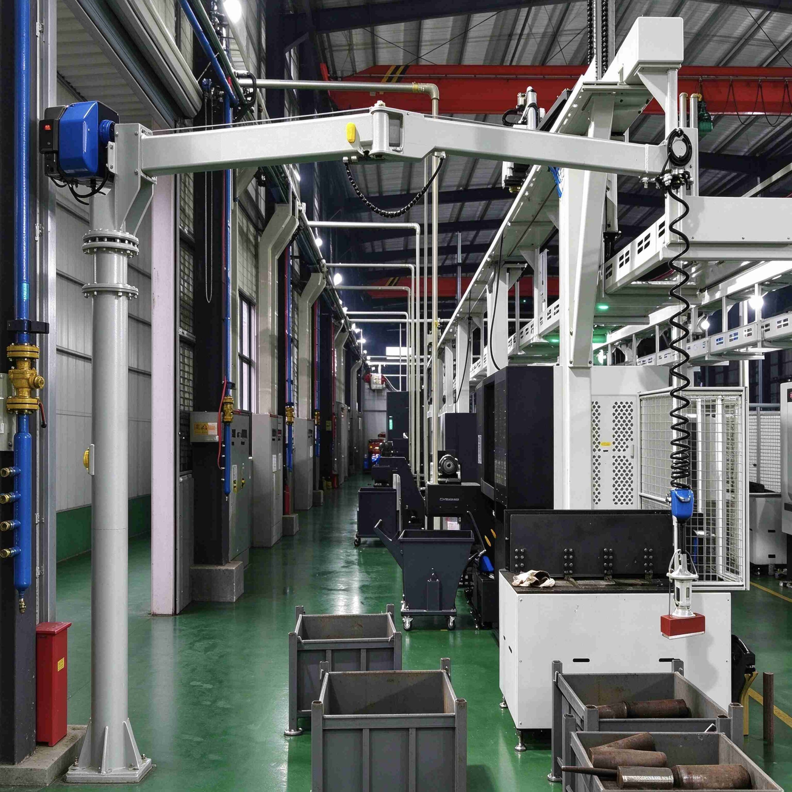 Articulated jib crane