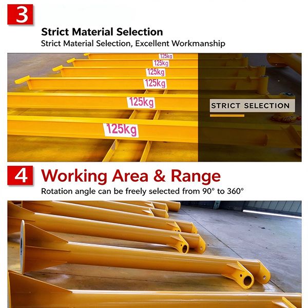 Wall jib crane