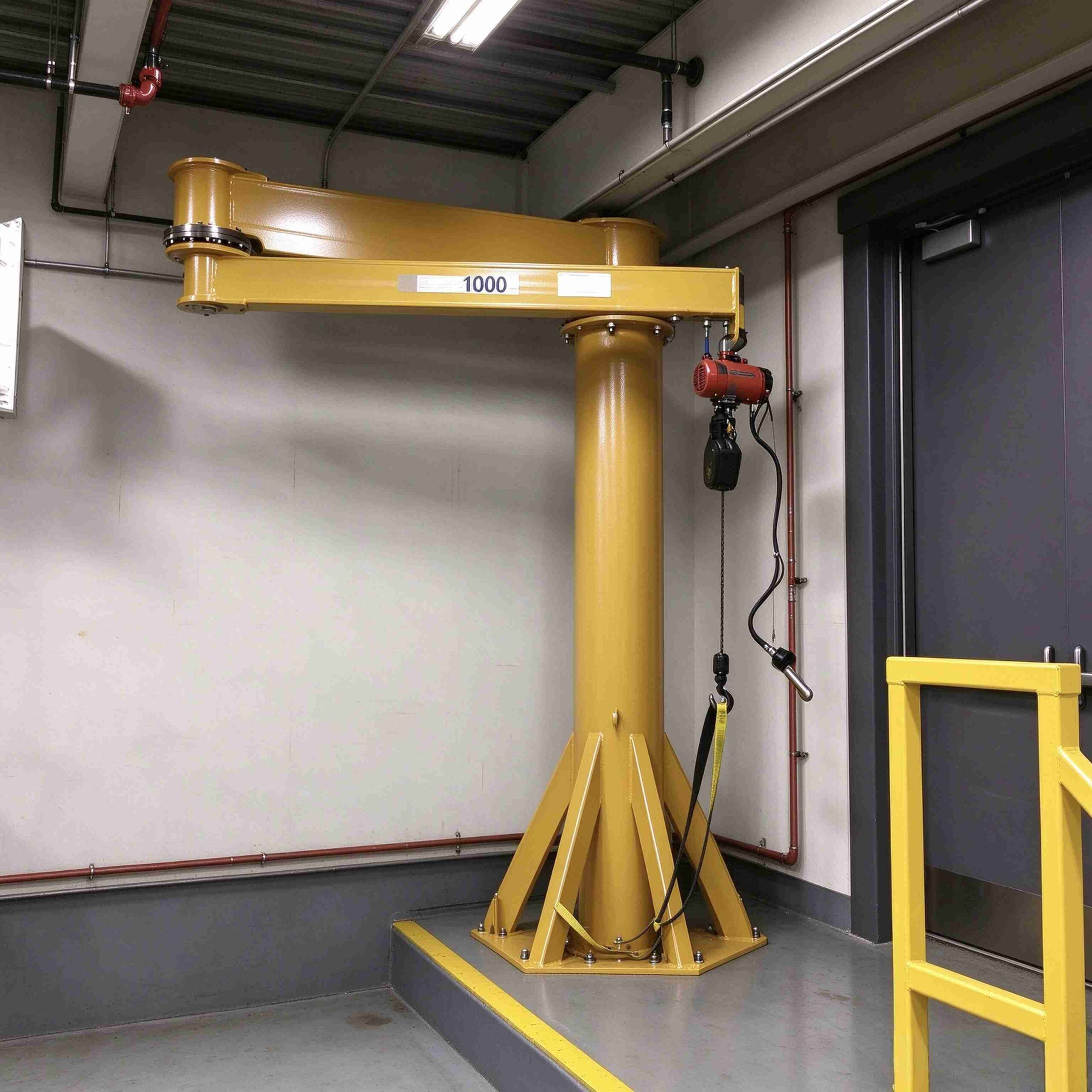Articulated jib crane